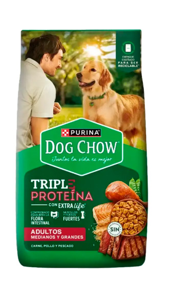 DOG CHOW ADULTO RAZA MEDIANA GRANDE X 20KG