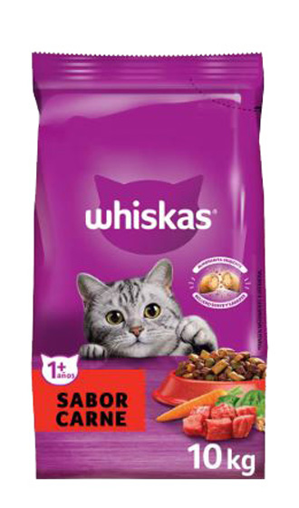 WHISKAS CARNE X 10KG