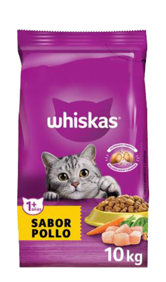 WHISKAS POLLO X 10KG