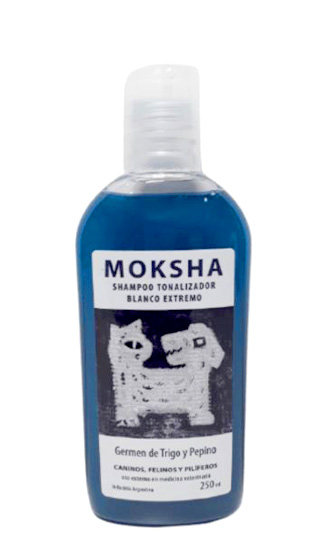 SHAMPOO MOKSHA TONALIZADOR BLANCO X 250CC.