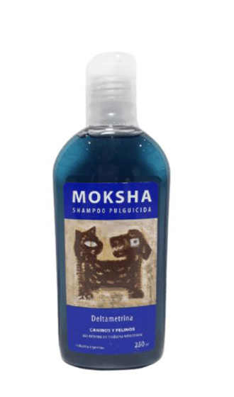 SHAMPOO MOKSHA PULGUICIDA X 250CC.